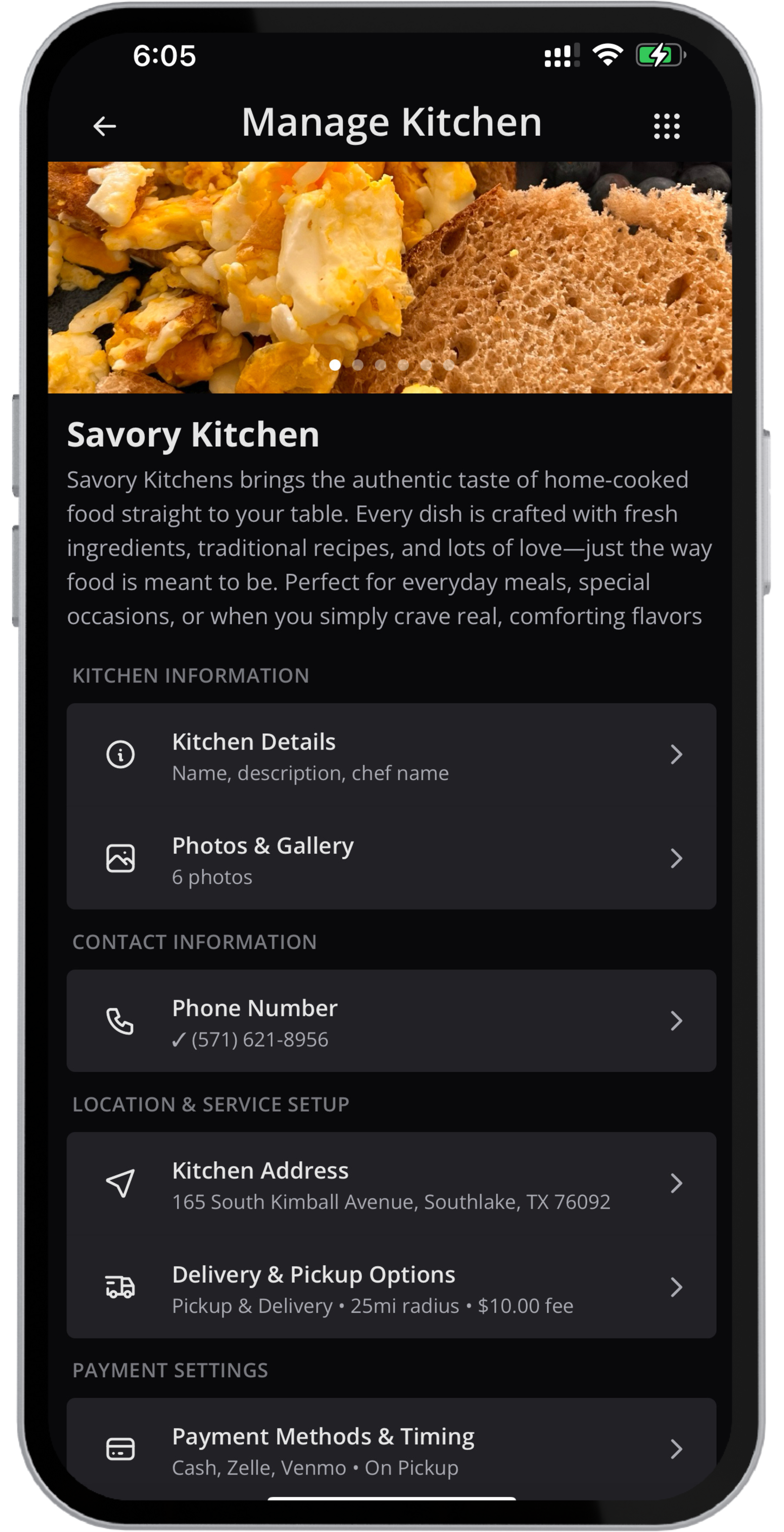 Chefure App - Discover Screen